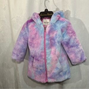 Urban‎ Republic Girls Collection Unicorn Hoodie Sweater Tie Dye Size 2T